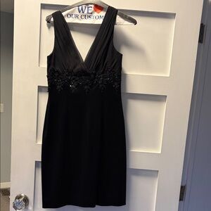 David meister V-Neck Cocktail Dress